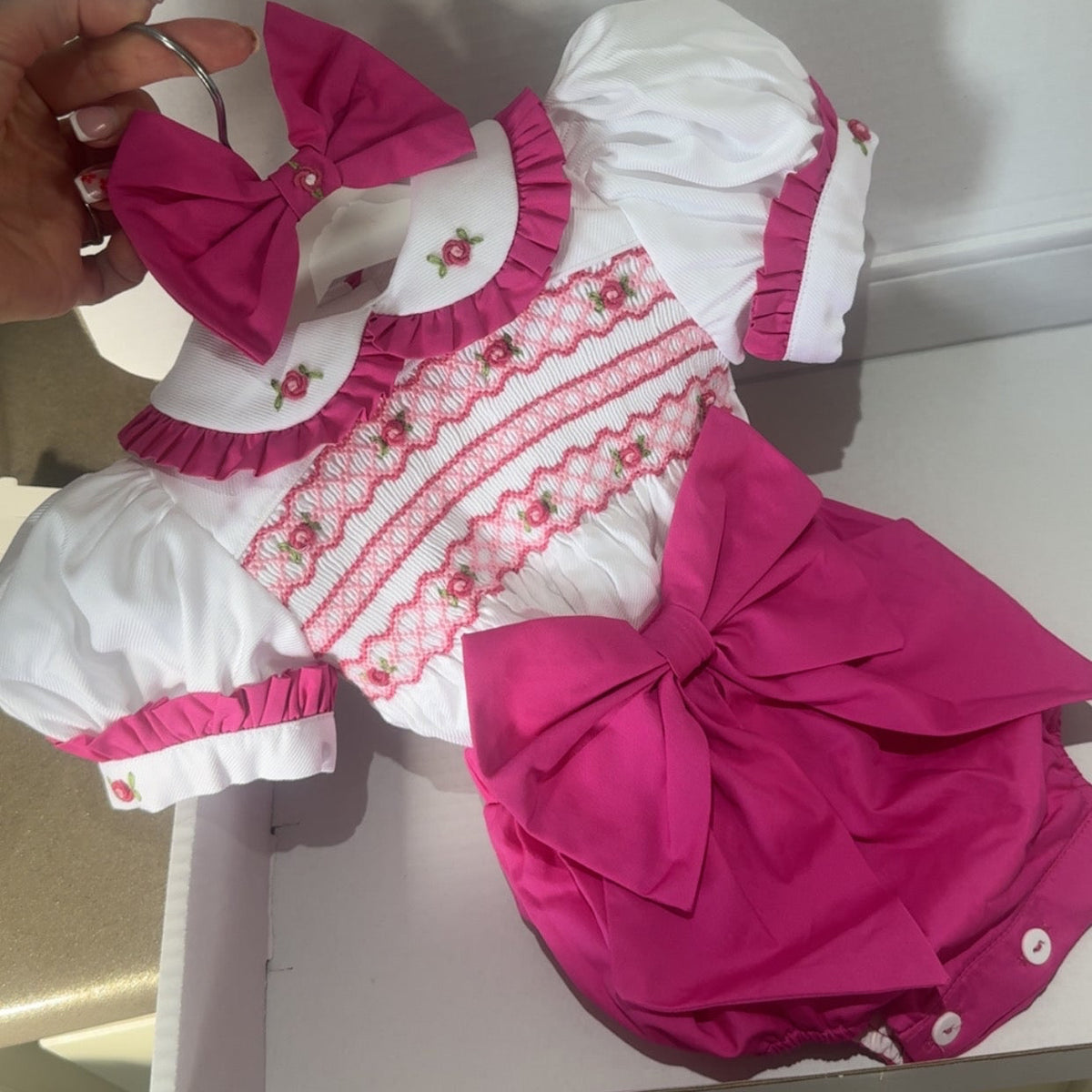 Dark Pink Romper