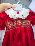 Red Smock Pjs ( Pre Order 7-10 Days)