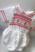 White Suit Also Comes With Red Pants