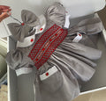 Grey With Red