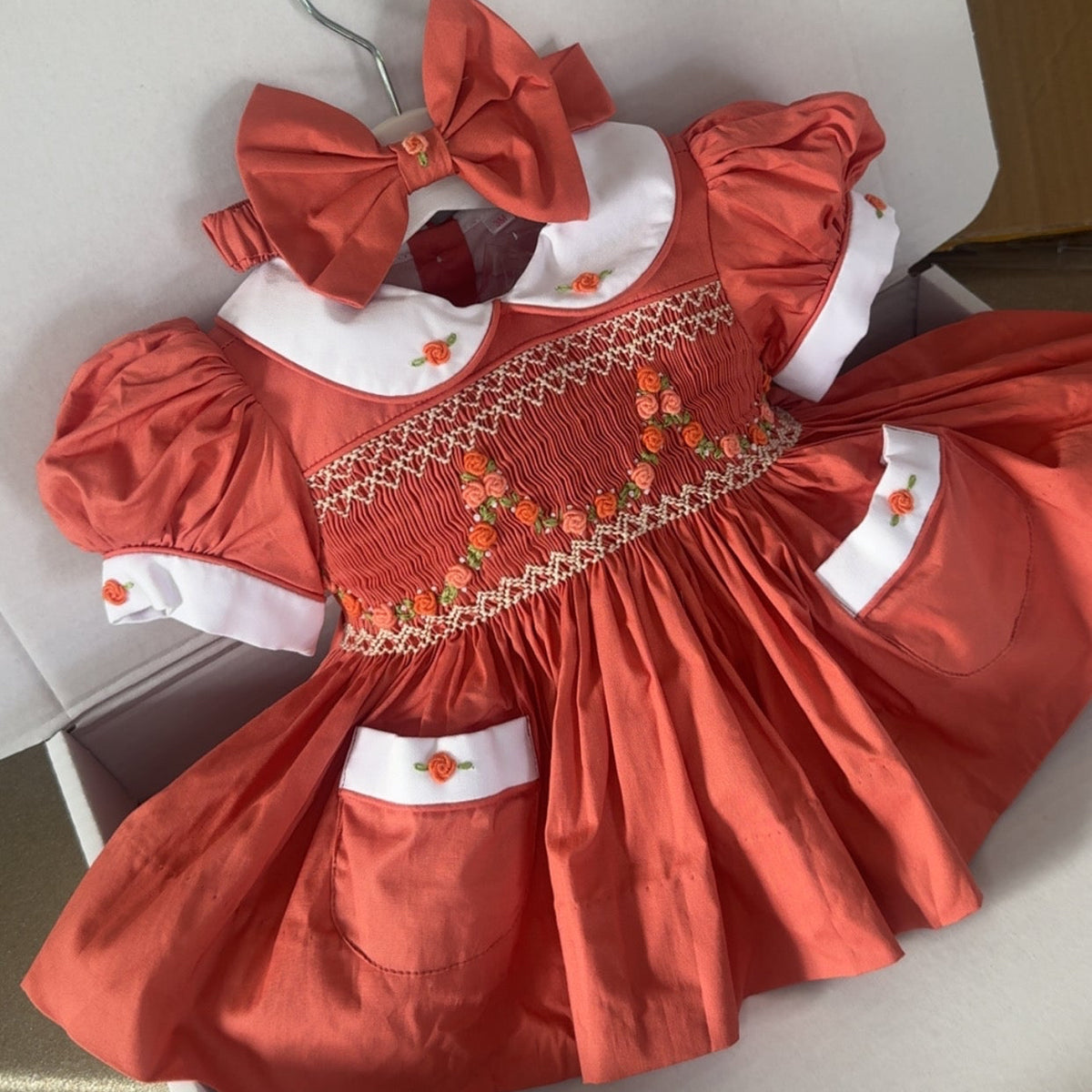 Burnt Orange Pumpkin Dress