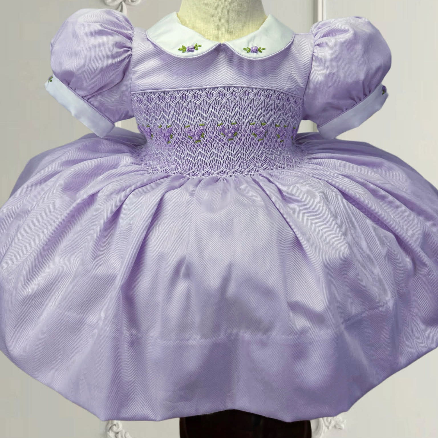 Lilac Smocked Dress
