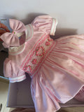 Pink Heart Smock Dress