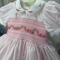 Pink Garland Smocked Dress