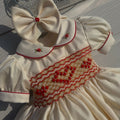 Cream Heart Dress