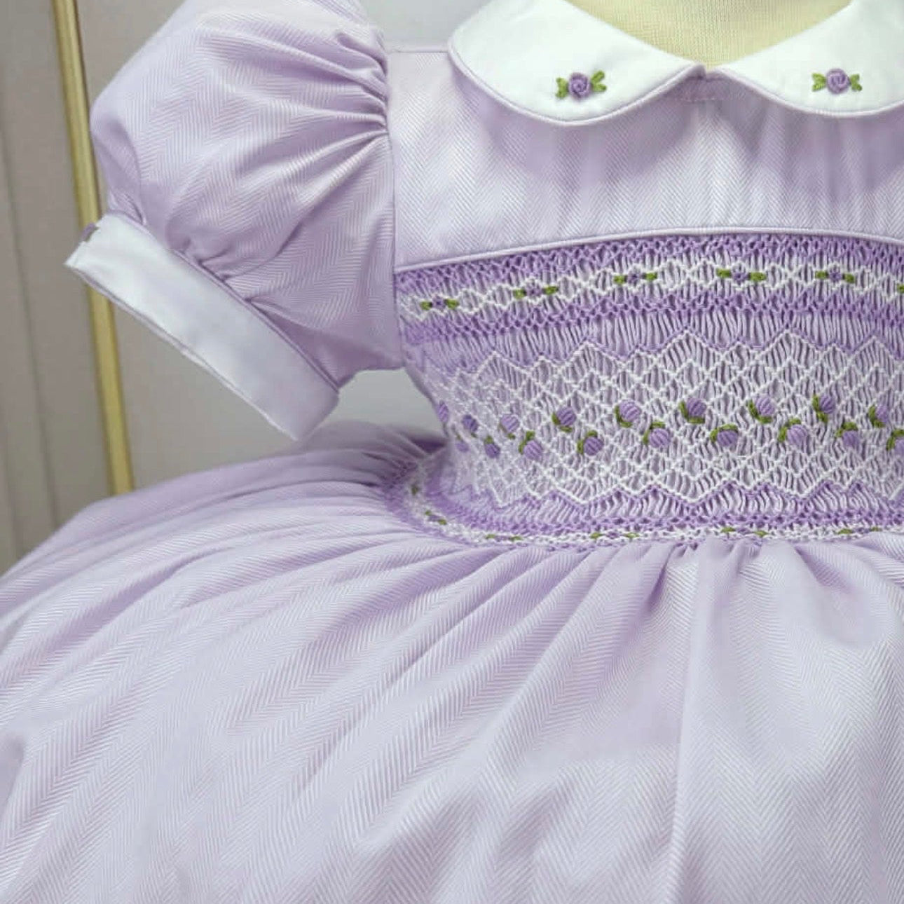Lilac Smocked Dress