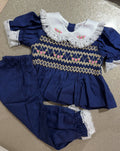 Navy With Pink And Gold