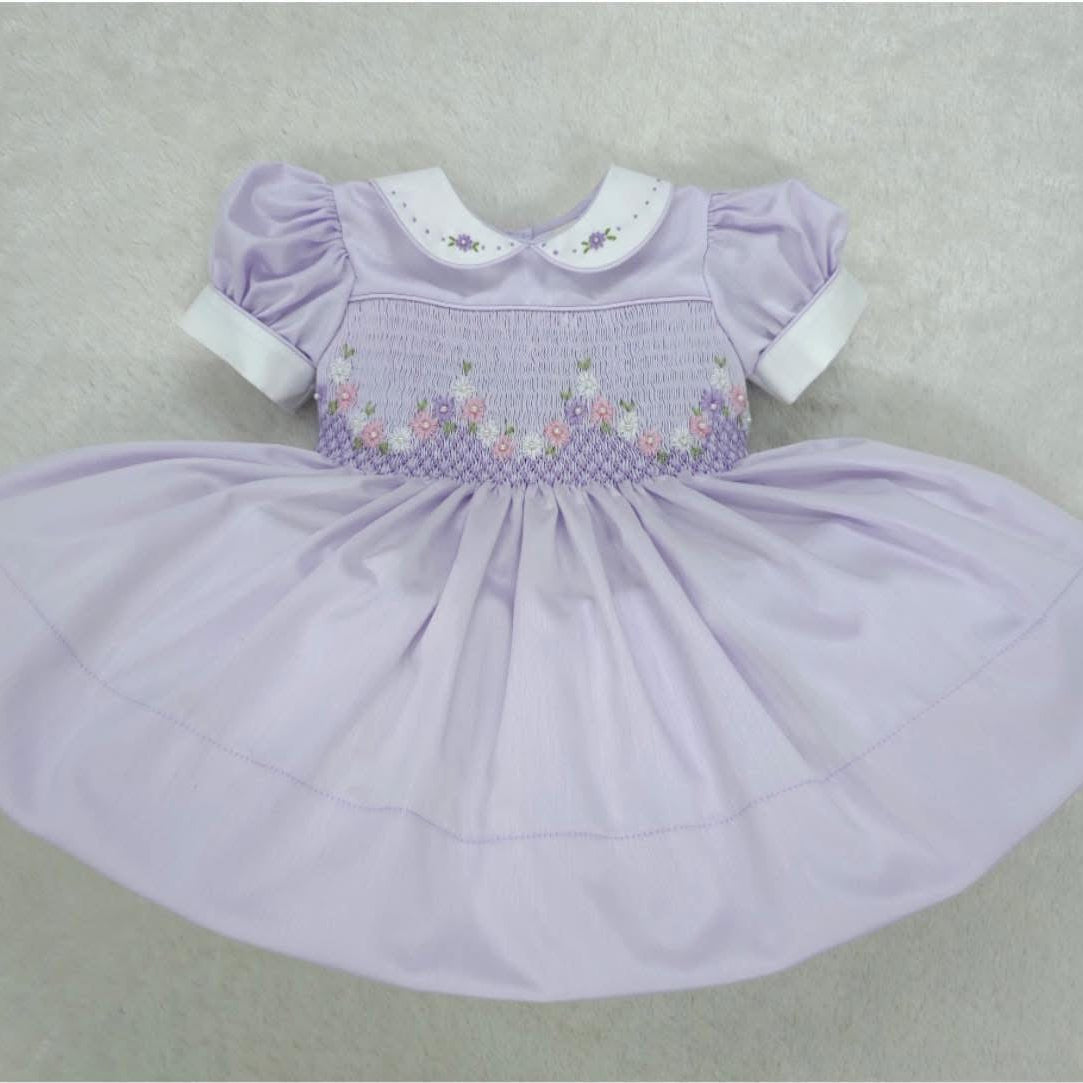 Lilac Smock Dress