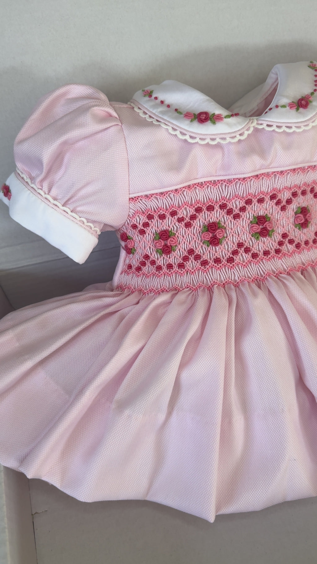 Pink Flower Cluster Dress