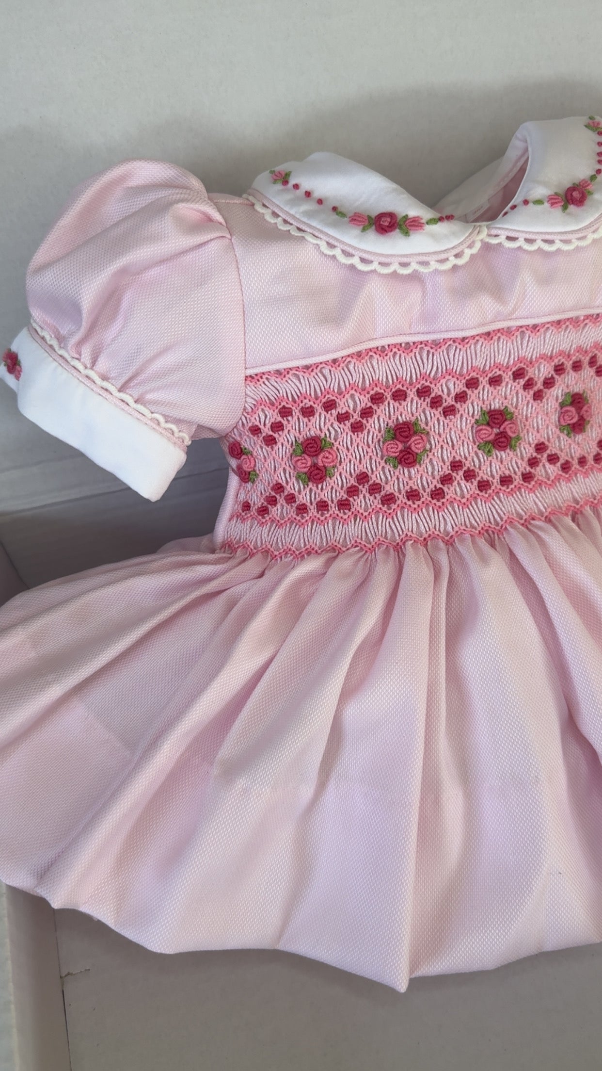 Pink Flower Cluster Dress