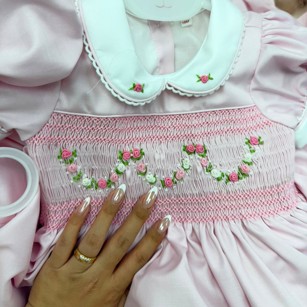 Pink Garland Dress