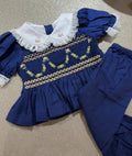 Navy With Garland Pjs