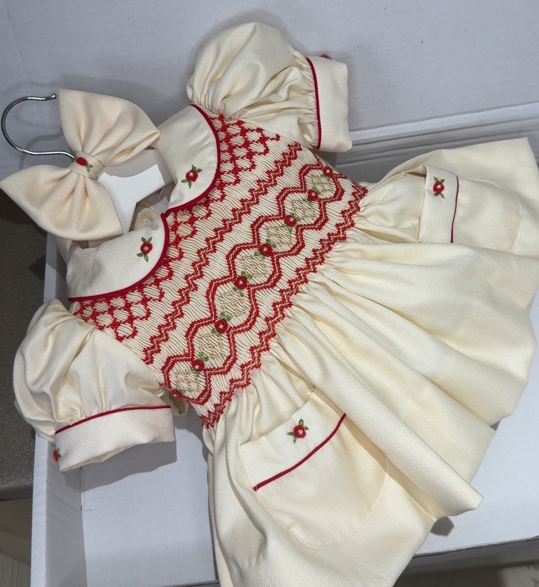 Cream With Red
