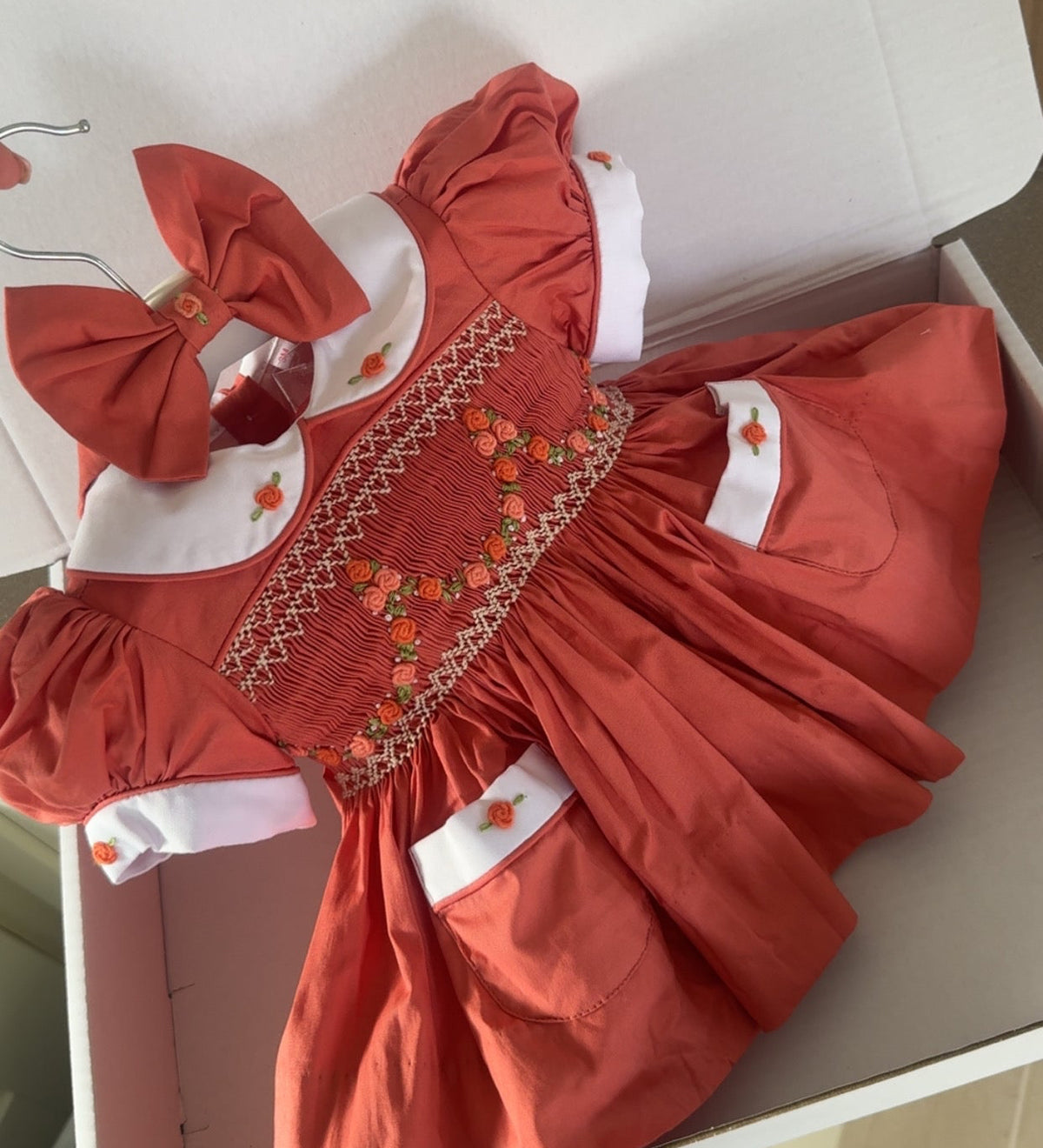 Burnt Orange Pumpkin Dress