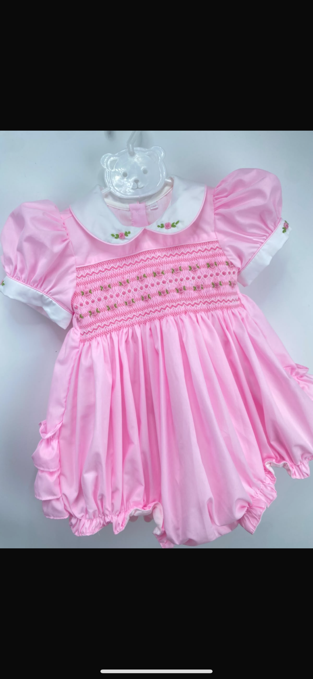 Bubble Gum Pink Bubble Romper ( Good Sizing)