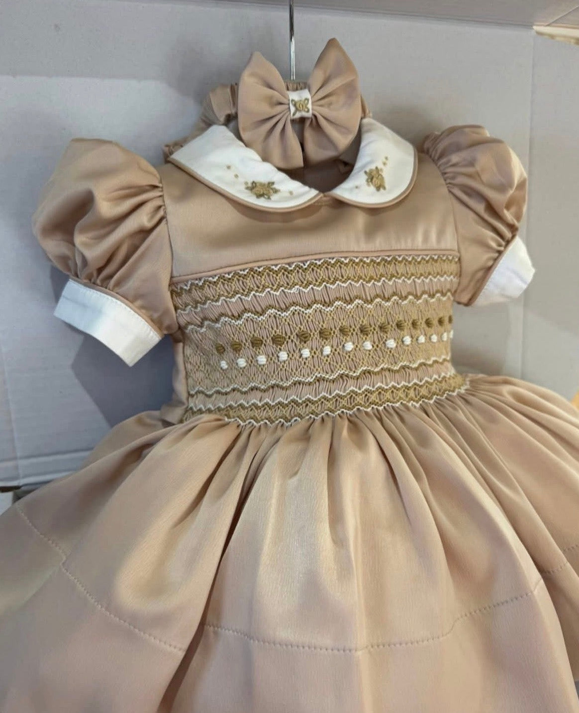 Silk Champagne Dress