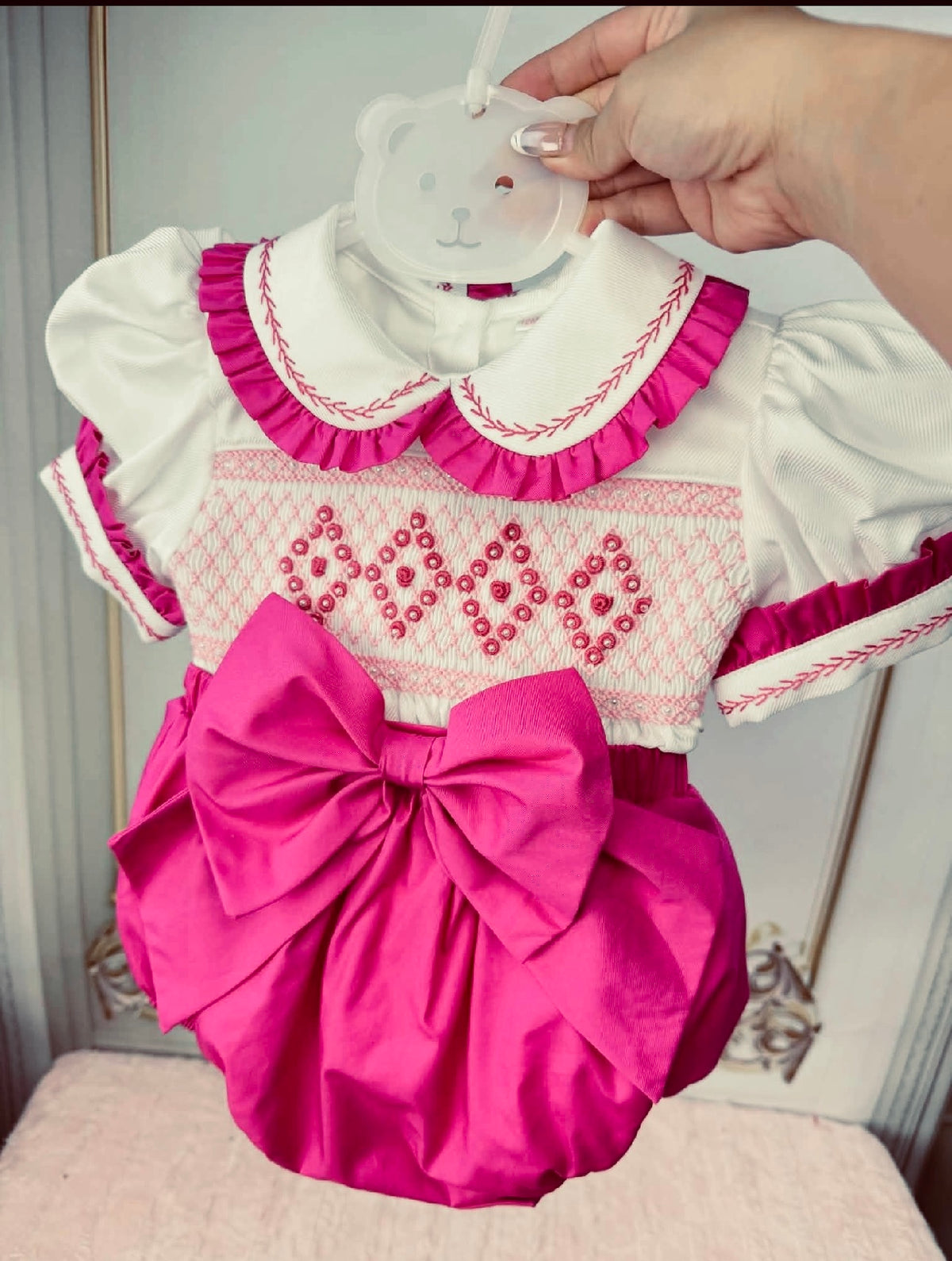 Dark Pink Romper